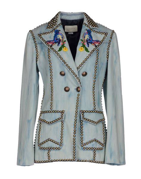 gucci blazer women blue.